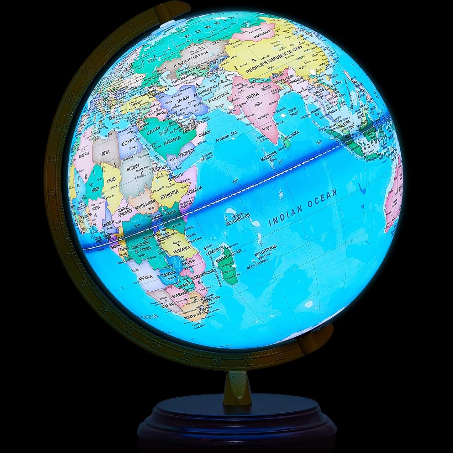 Illuminated World Globe 13 Inch for Interactive Learning