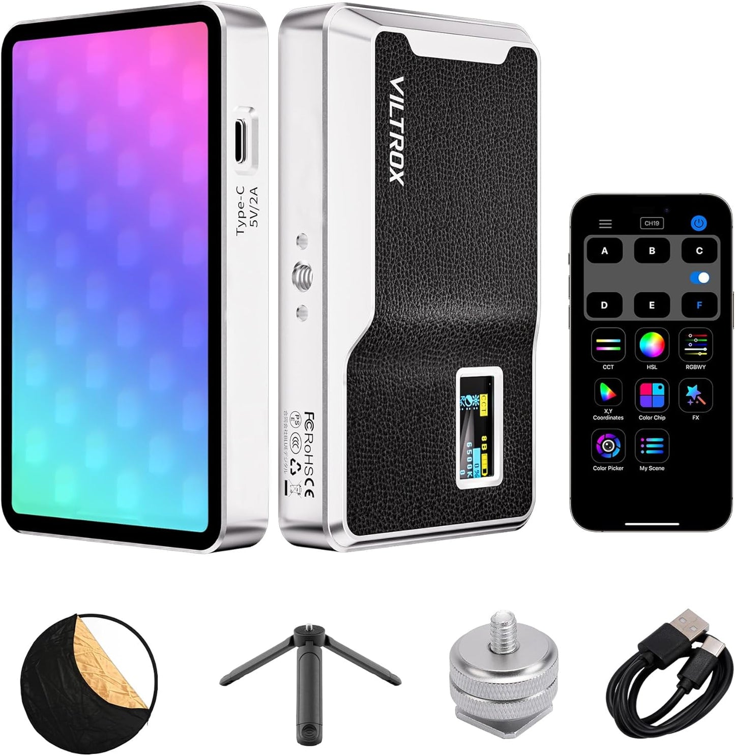 RGB Video Light Kit for Stunning Photography and Filmmaking