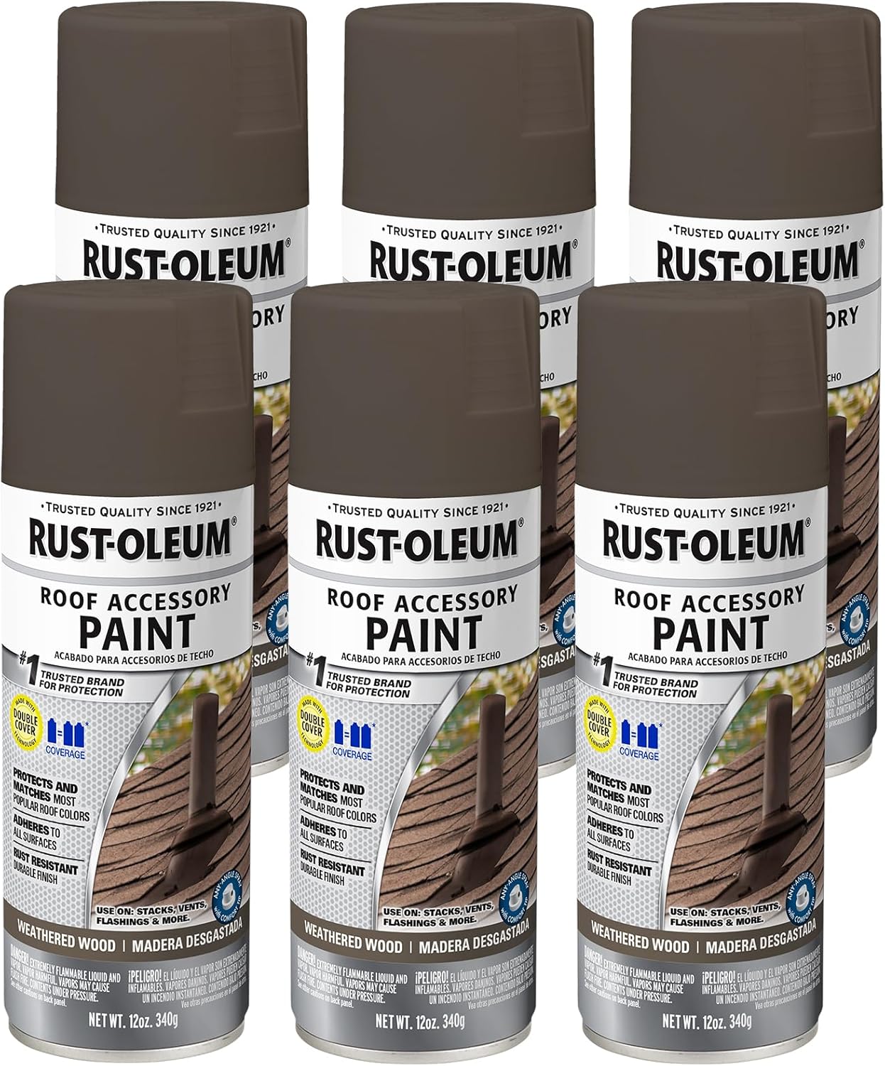 Rust-Oleum Roofing Accessory Coating Spray Paint for Wood & Metal