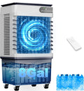 4-IN-1 Portable Evaporative Cooler with 8 Gal Tank for Large Rooms