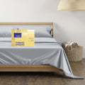 THREAD SPREAD Egyptian Cotton Queen Stripe Sheet Set - 600 TC Sateen