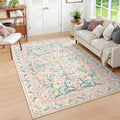 Wonnitar Washable Area Rug 6x9 for Bedroom Girls Soft Living Room