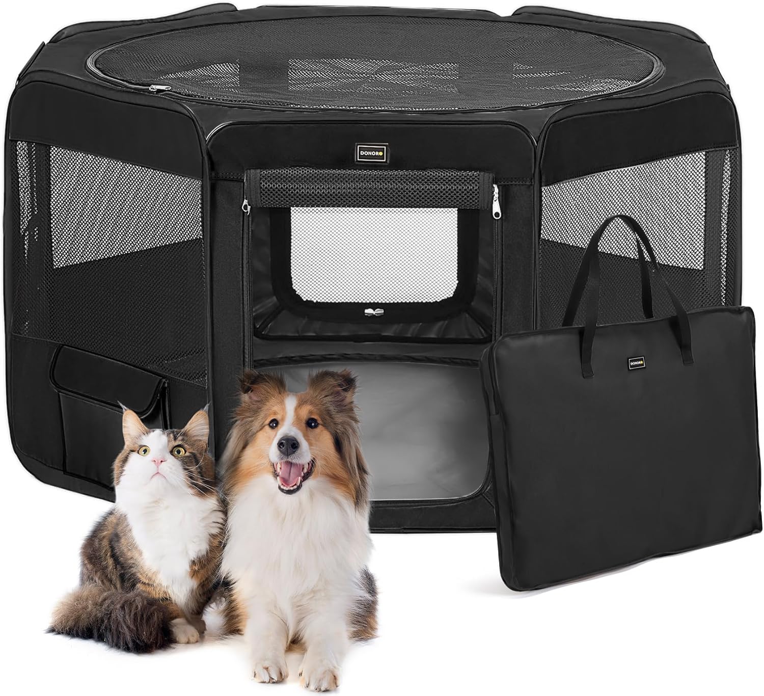 Portable Dog Playpen for Small Pets - Easy Setup & Carry