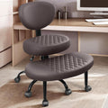 Ergonomic Cross Legged Office Chair with Wheels for Comfort