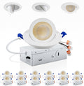 Adetu 3 in Gimbal LED Recessed Lighting 12 Pack - Adjustable