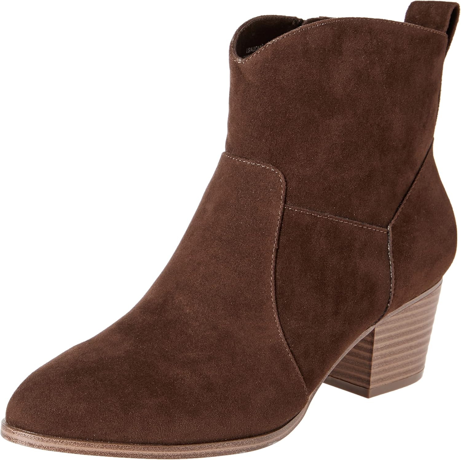 Western Ankle Boots with Stacked Heel for Stylish Comfort