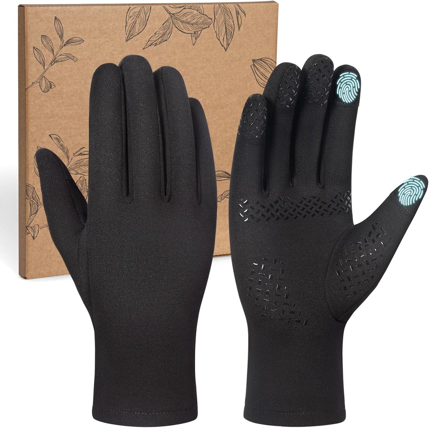 Silicone Grip Ski Glove Liners by RIGWARL