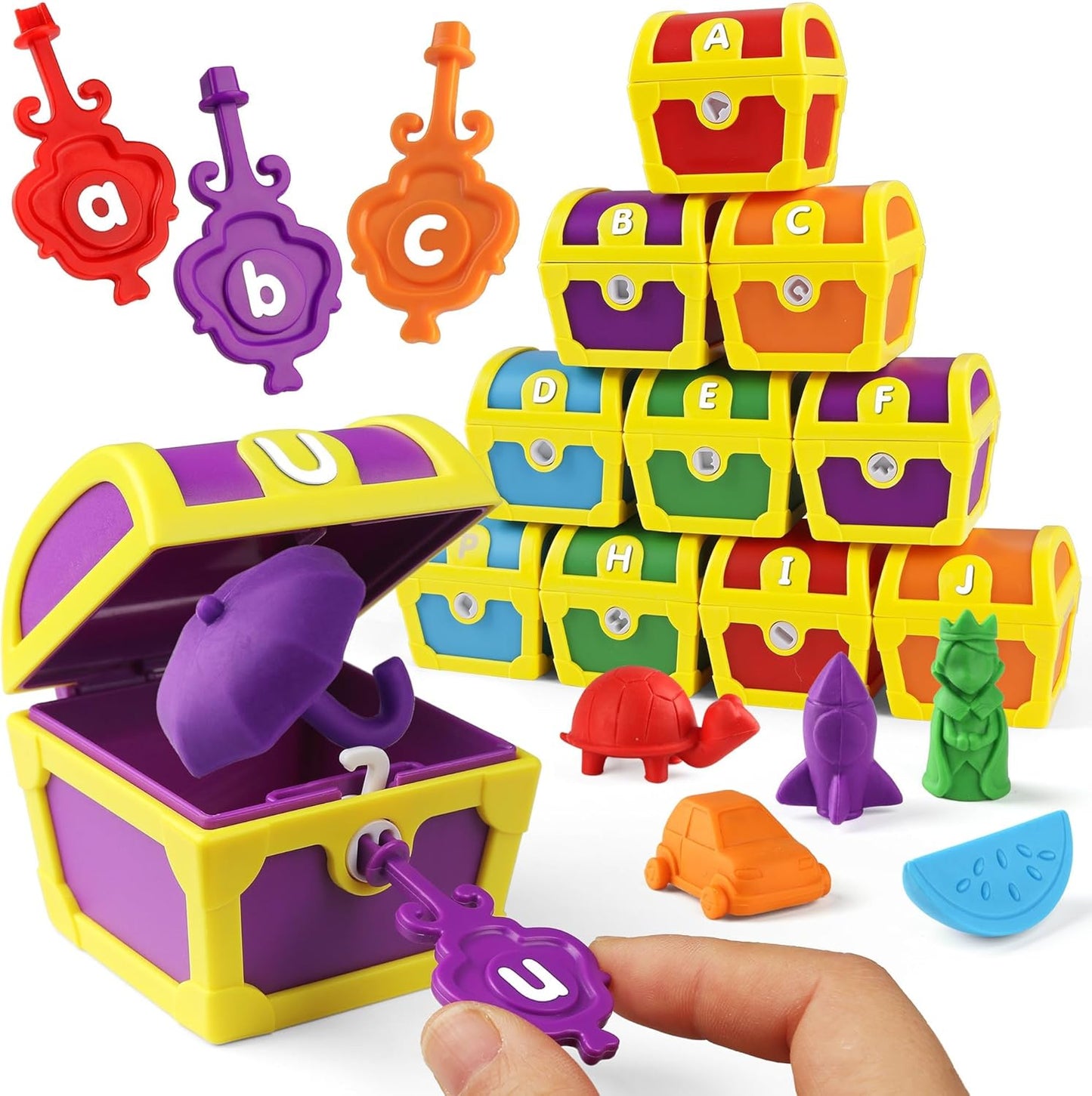 Coogam Alphabet Learning Toys for Toddlers - Fun Treasure Hunt