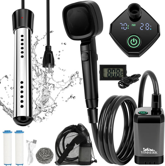 2000W Rechargeable Camp Shower Pump