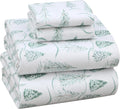 Full Size Cotton Flannel Sheets Set - Alpine Serenity, 4 Piece