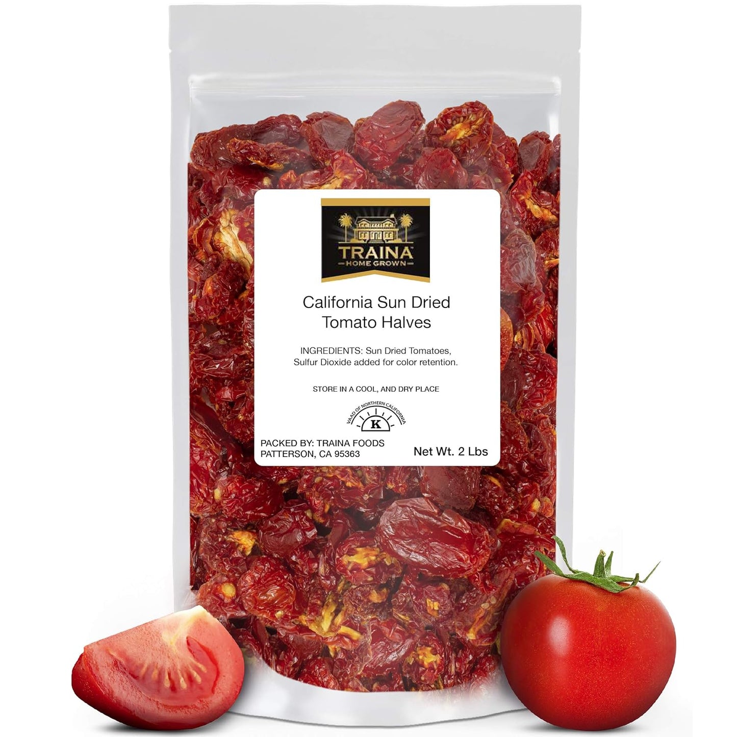 California Sun Dried Tomato Halves - Healthy & Flavorful Snack