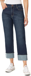 Angels Forever Young Womens Signature Straight Crop Jeans (Style CNPW)