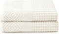 Texere 100% Organic Cotton Diamond Jacquard 700 GSM Bath Towels