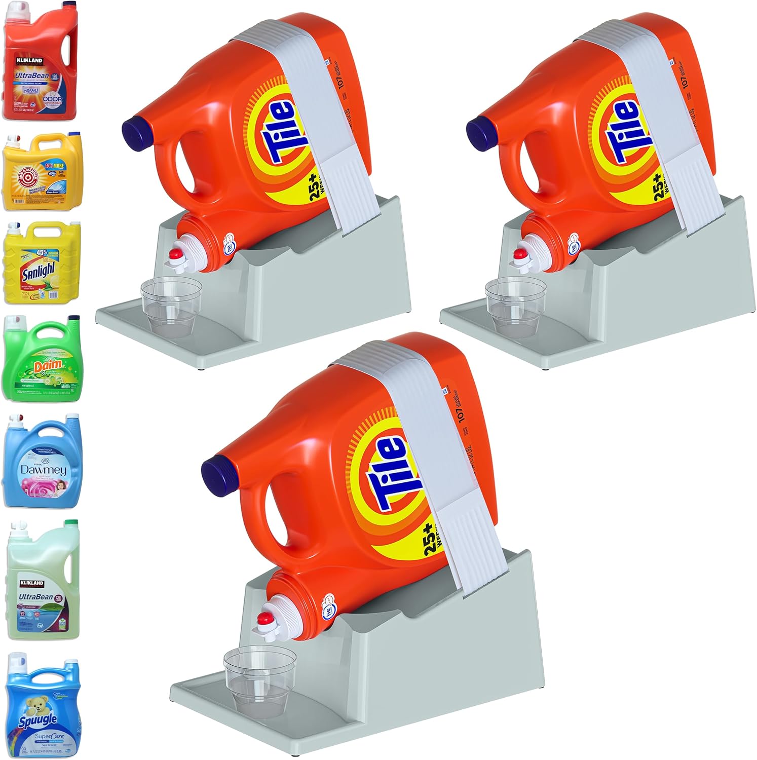 TidyFriend Laundry Detergent Holder Stand Organizer for Easy Use