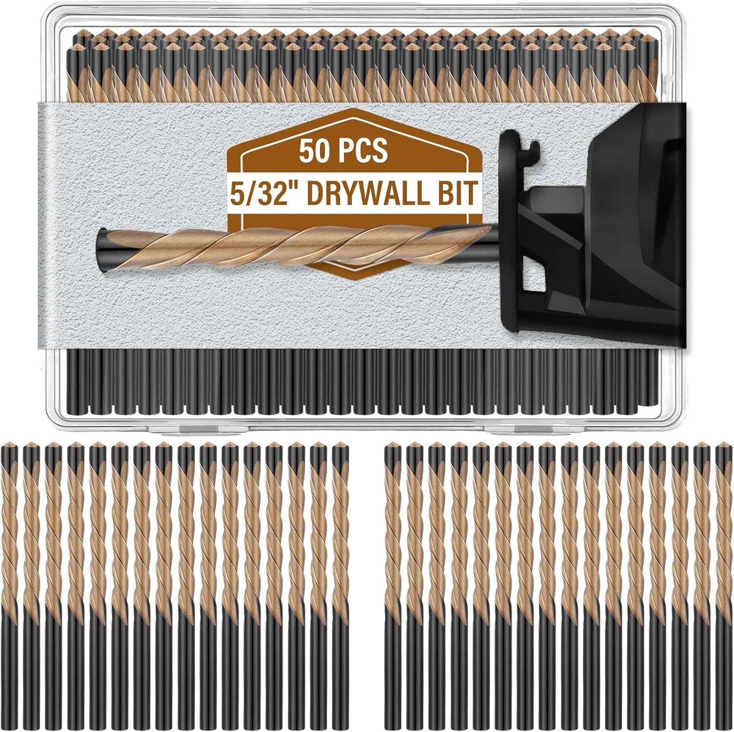 Tondiamo 100 Pcs Drywall Router Bits for Precision Cutting Tasks