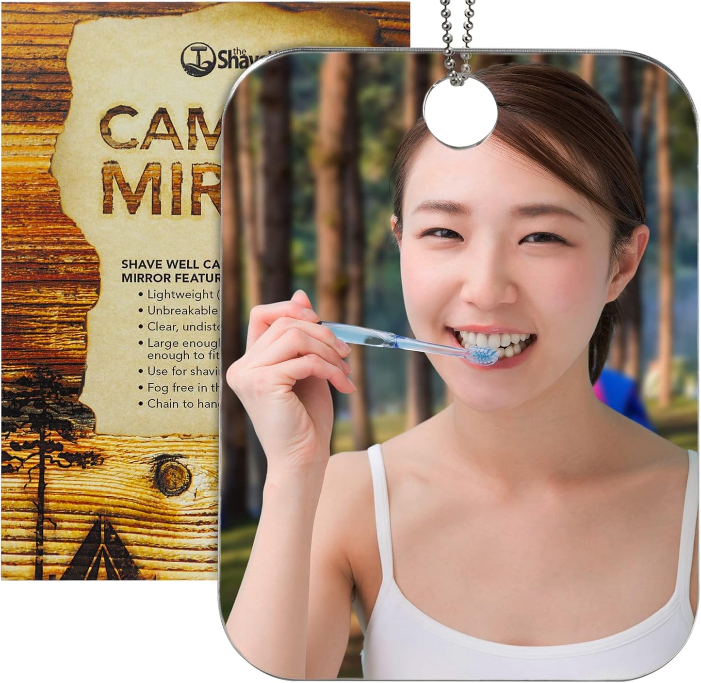 Fogless Camping Mirror | Shower, Shave, Signal with Ease | The Shave Well Company