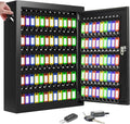 125 Keys Key Lock Box Wall Mount - Secure 125-Position Cabinet