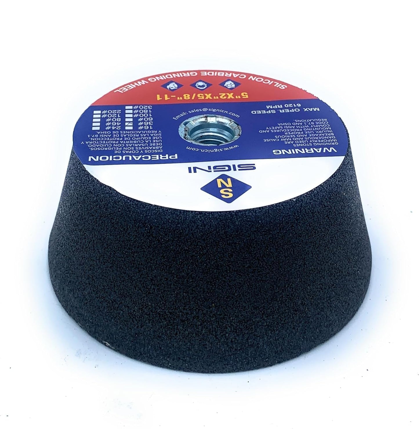 Flaring Cup Grinding Stone for Granite with Arbor Thread 5X2