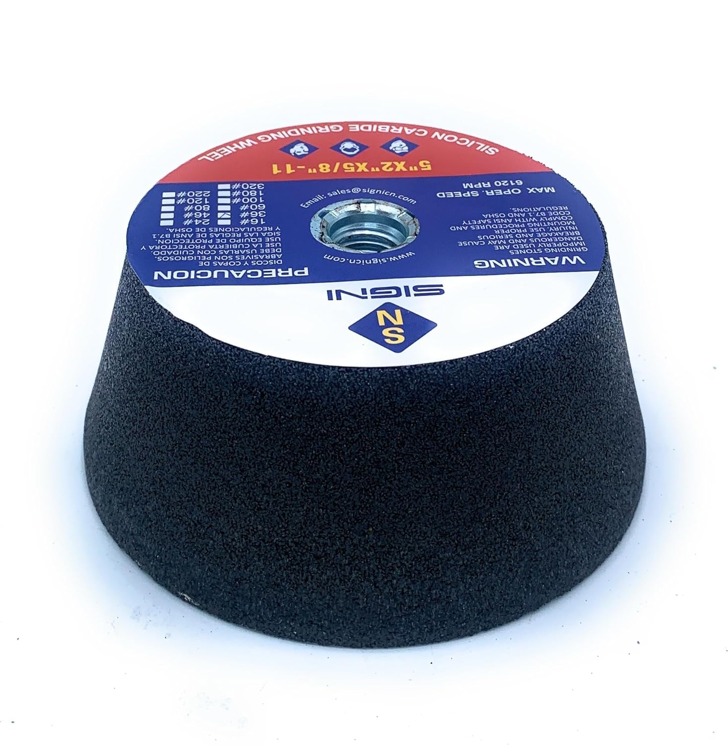 Flaring Cup Grinding Stone for Granite with Arbor Thread 5X2
