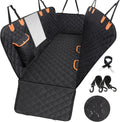 Dog Car Seat Cover for Back Seat 600D Scratchproof Nonslip Waterproof