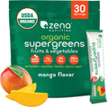 Organic Super Greens Powder - 70+ Superfoods, Mango Flavor