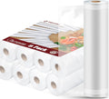 Thickened Vacuum Sealer Bags for Food Storage - 8 Pack Rolls