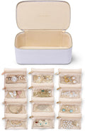 Vlando Travel Jewelry Case Purple - Compact Organizer for Travel