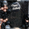 Maytopia Black Shimmer Wall Backdrop Sequin Panels - Dazzling Photo