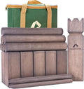 ApudArmis Kubb Yard Game Set - Classic Viking Toss for Backyards