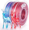 Silk PLA Multicolor 1.75mm Filament Bundle - Shiny Rainbow 2kg