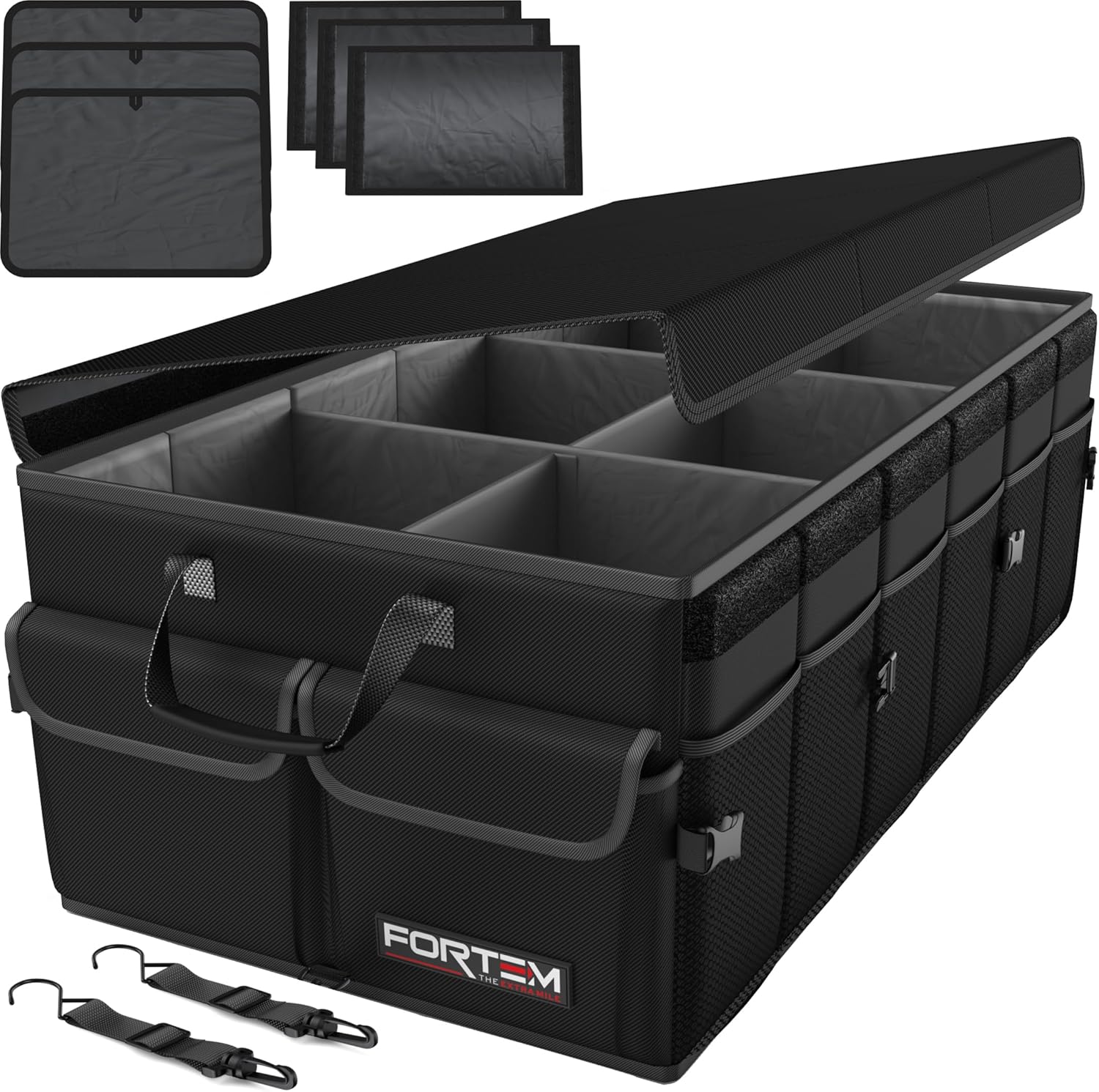 FORTEM Car Trunk Organizer: Collapsible SUV Storage Solution