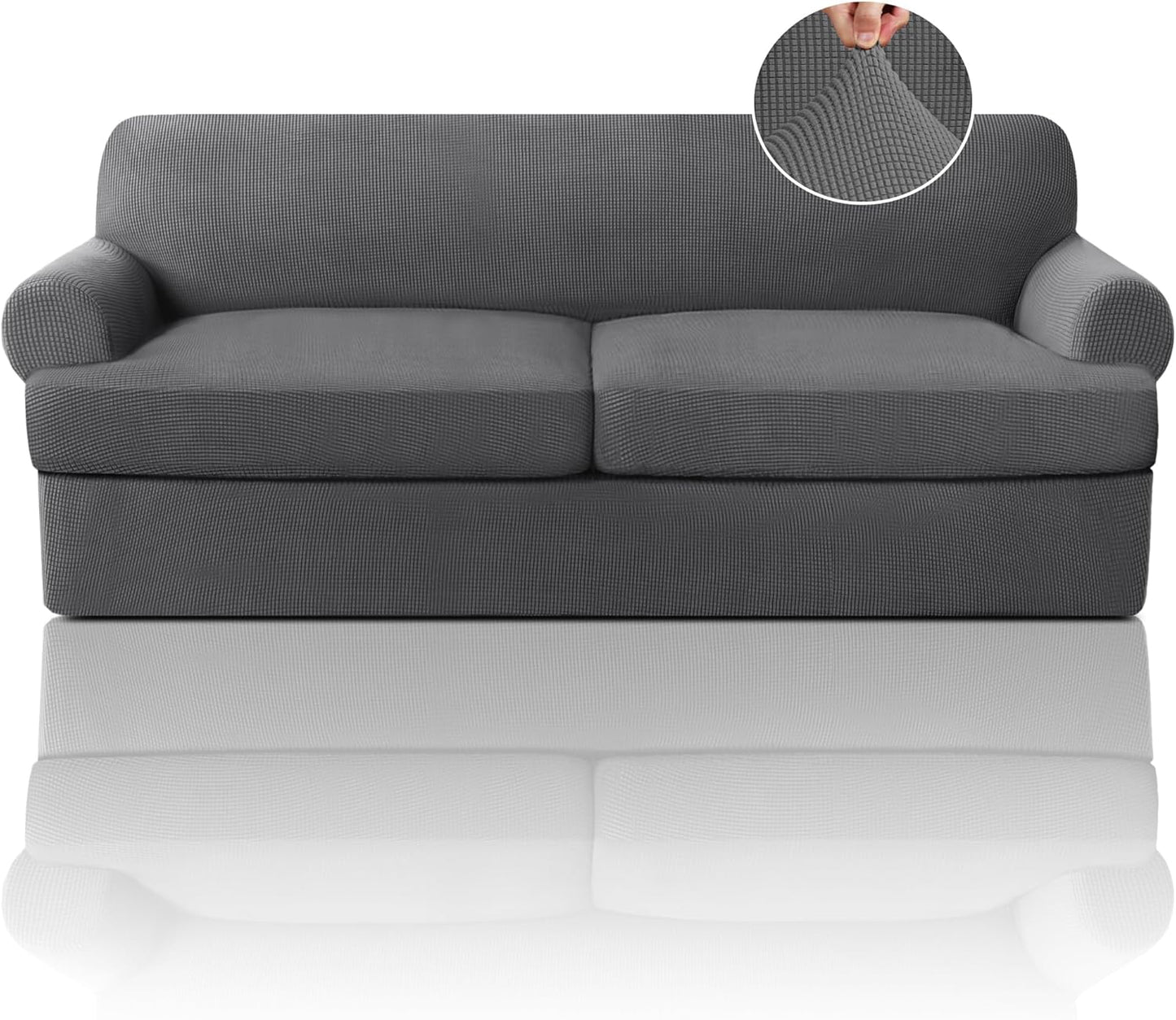 PrinceDeco T Cushion Sofa Slipcover for Stylish Home Decor