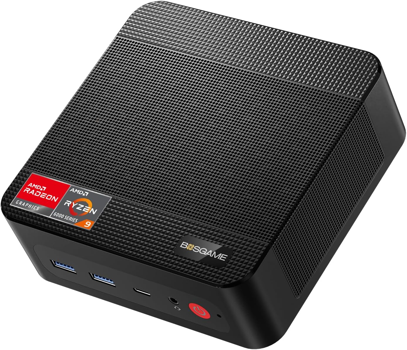 BOSGAME Mini Gaming PC: Ryzen 9 6900HX, Windows 11 Pro, 16GB DDR5, 512GB SSD