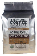 Organic Mellow Belly Low Acid Blend Ground Coffee - Gentle on Stomach