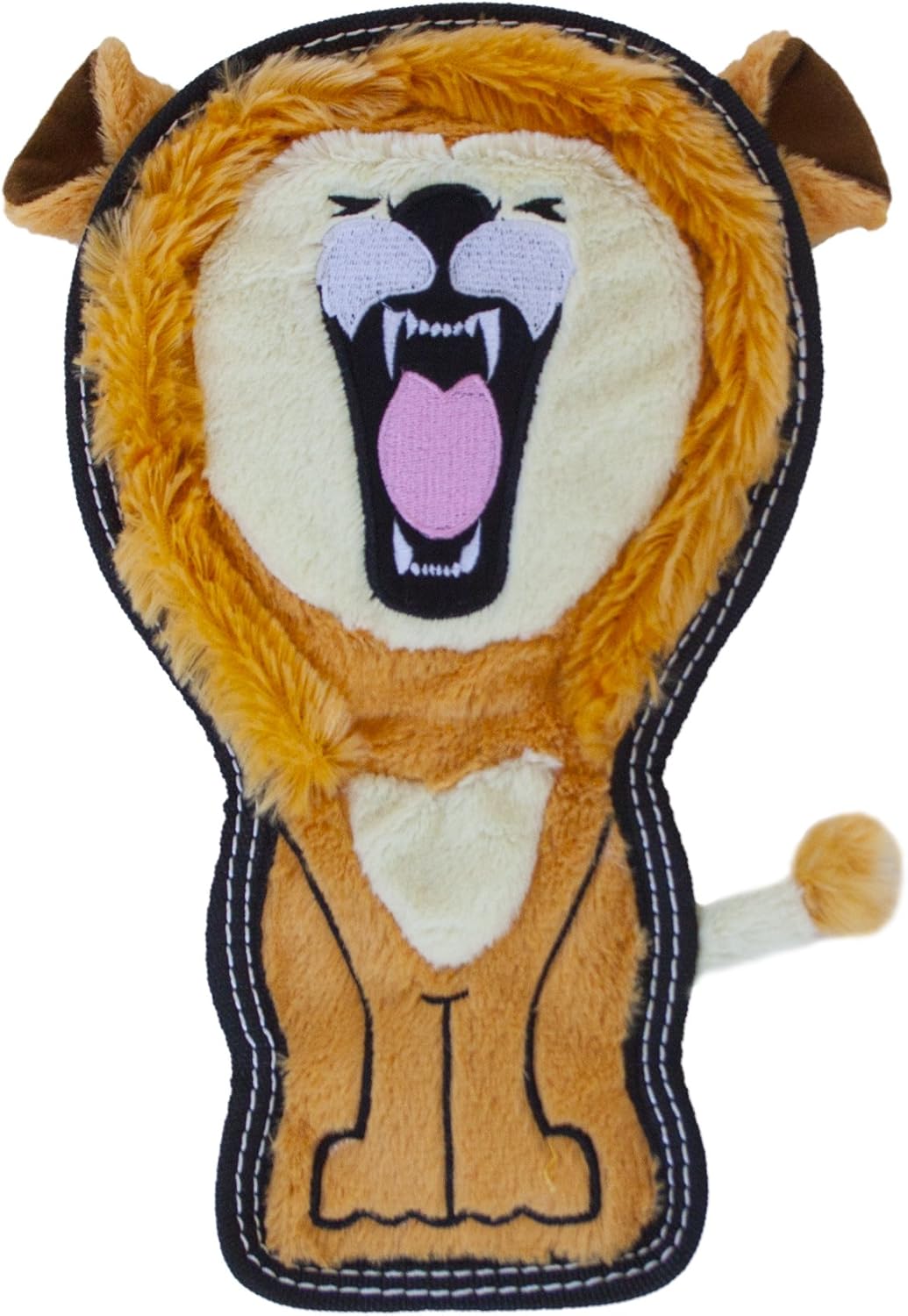 Durable Lion Plush Dog Toy, Medium - Outward Hound