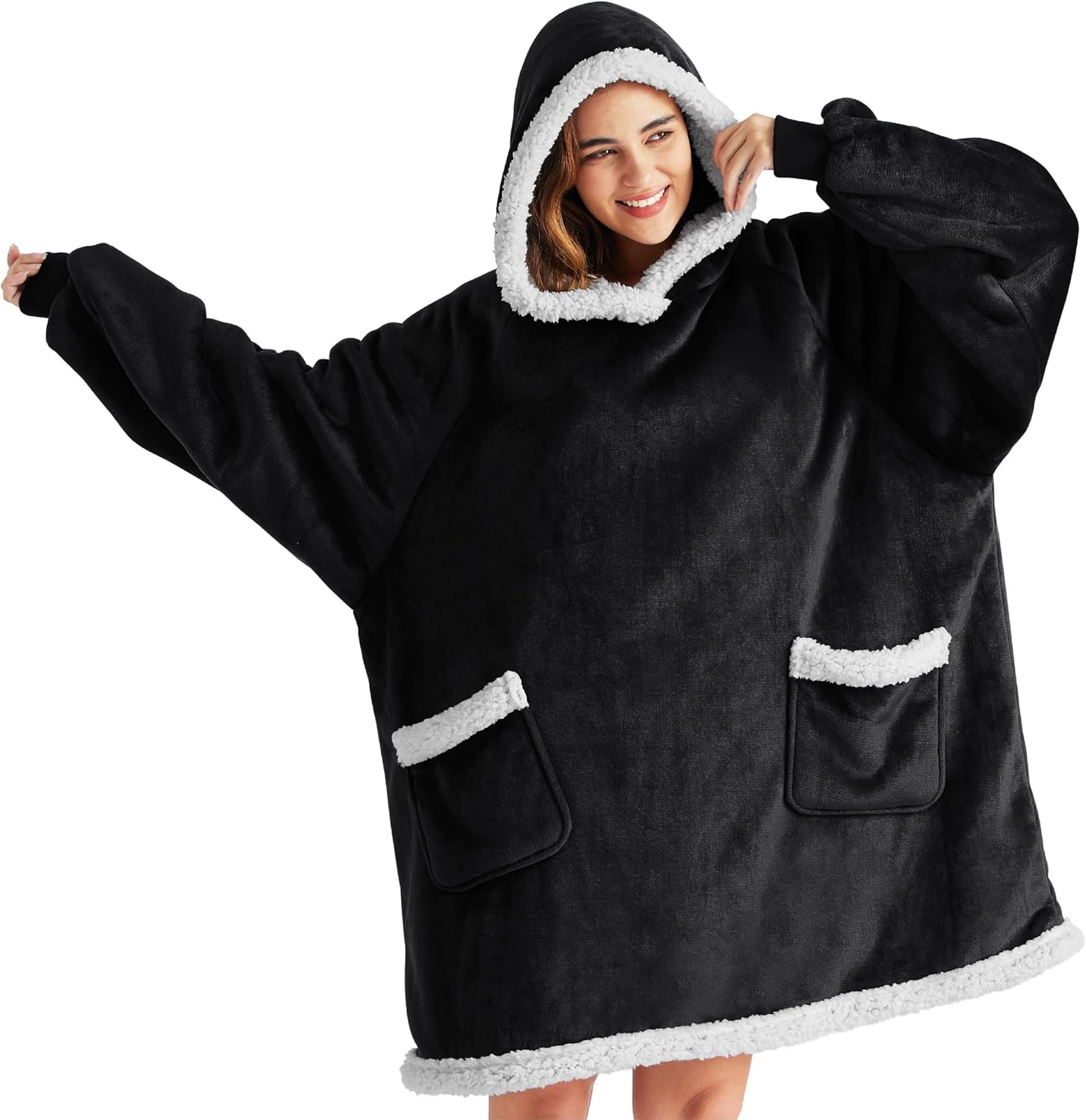 Bedsure Blanket Hoodie: Ultimate Wearable Blanket for Comfort