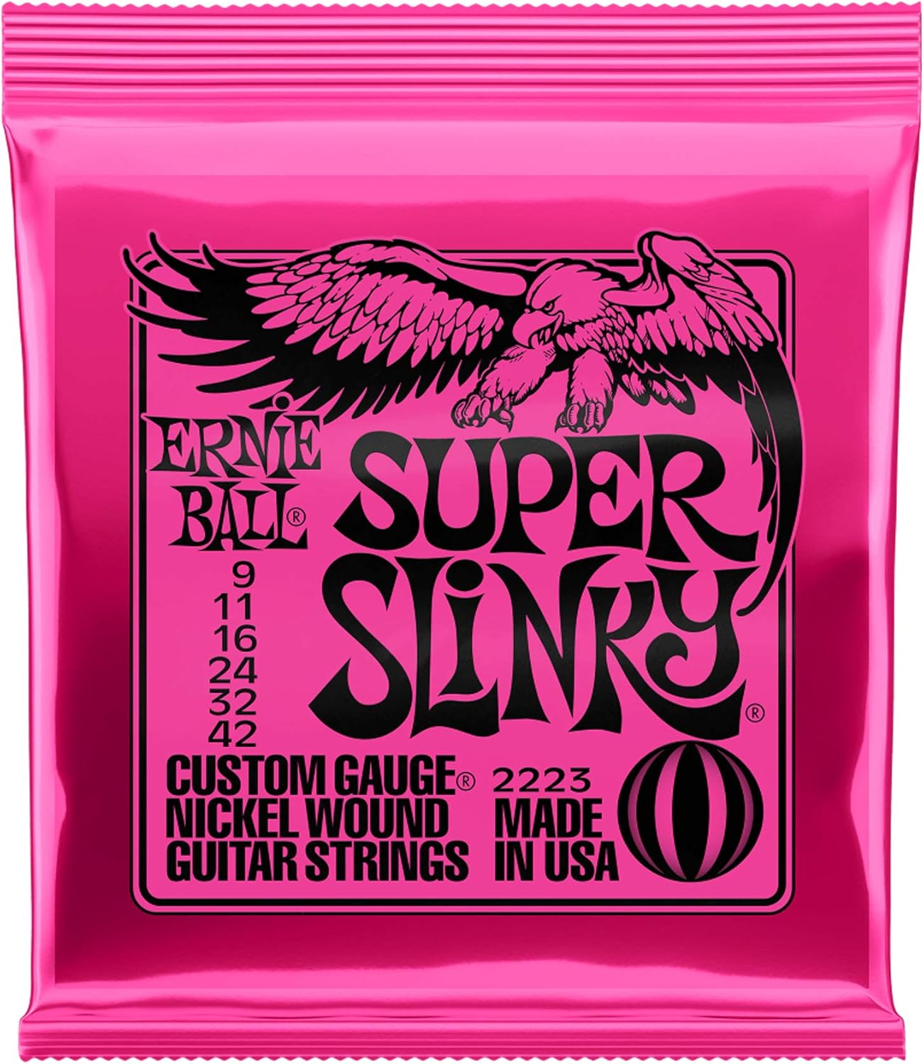 Ernie Ball Super Slinky Electric Guitar Strings - Box of 12 Sets