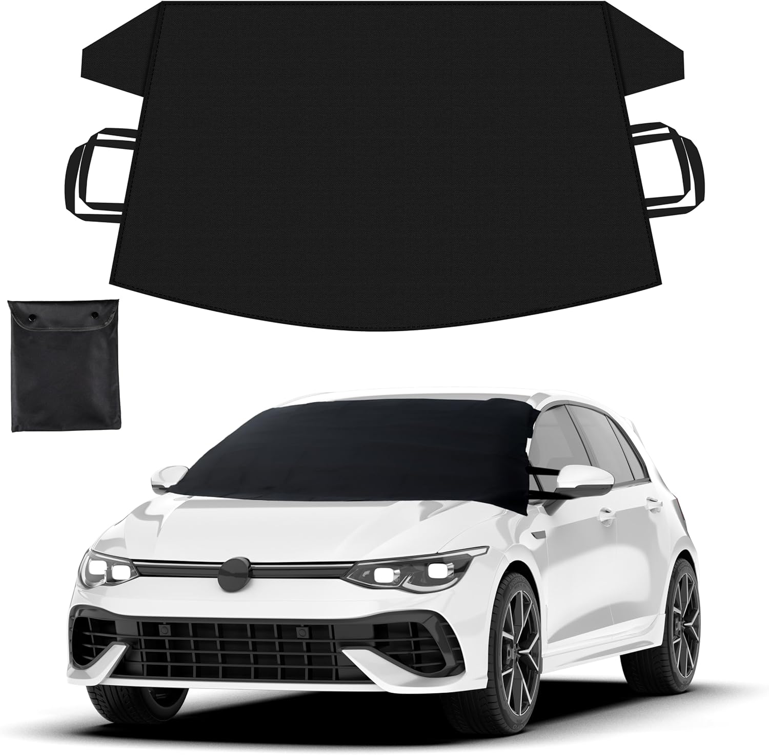 EcoNour Windshield Cover for Ice and Snow - Durable Protection