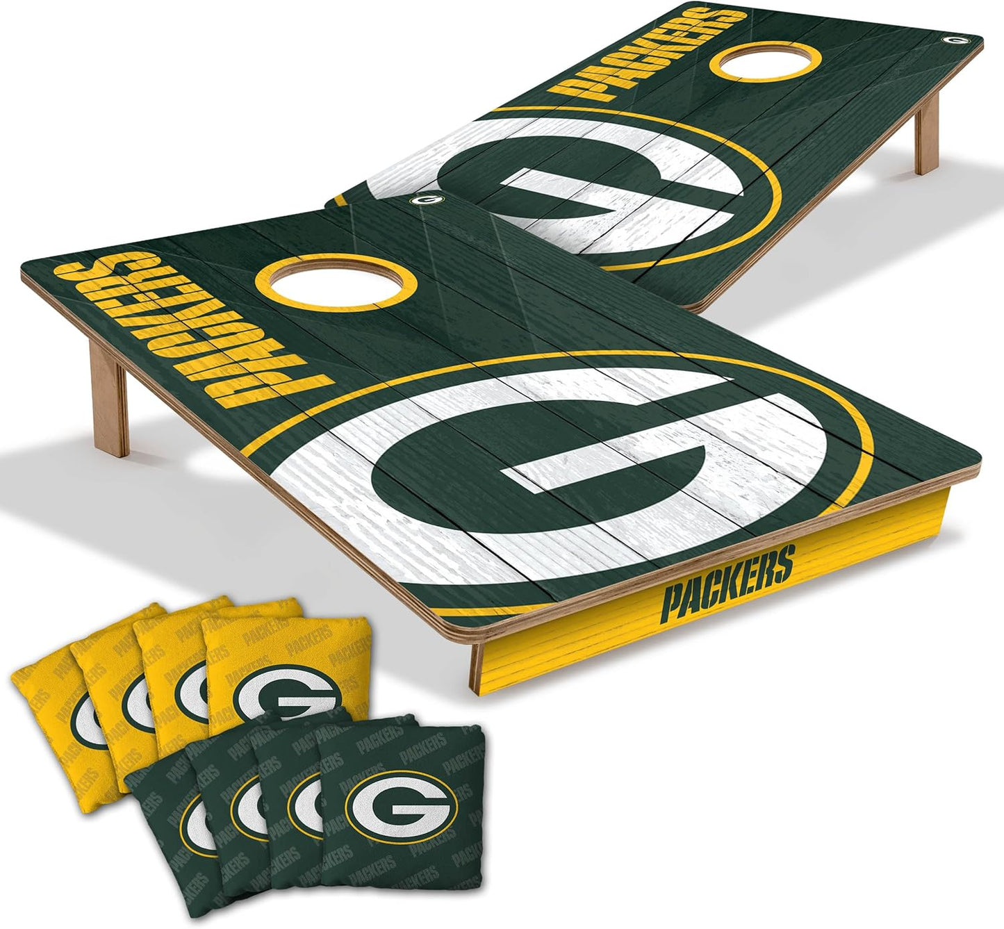 YouTheFan NFL 2 x 3 Wood Cornhole Game with Team Logo Bags