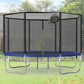 Trampoline 10FT 12FT 14FT Outdoor Trampoline with Enclosure - Family