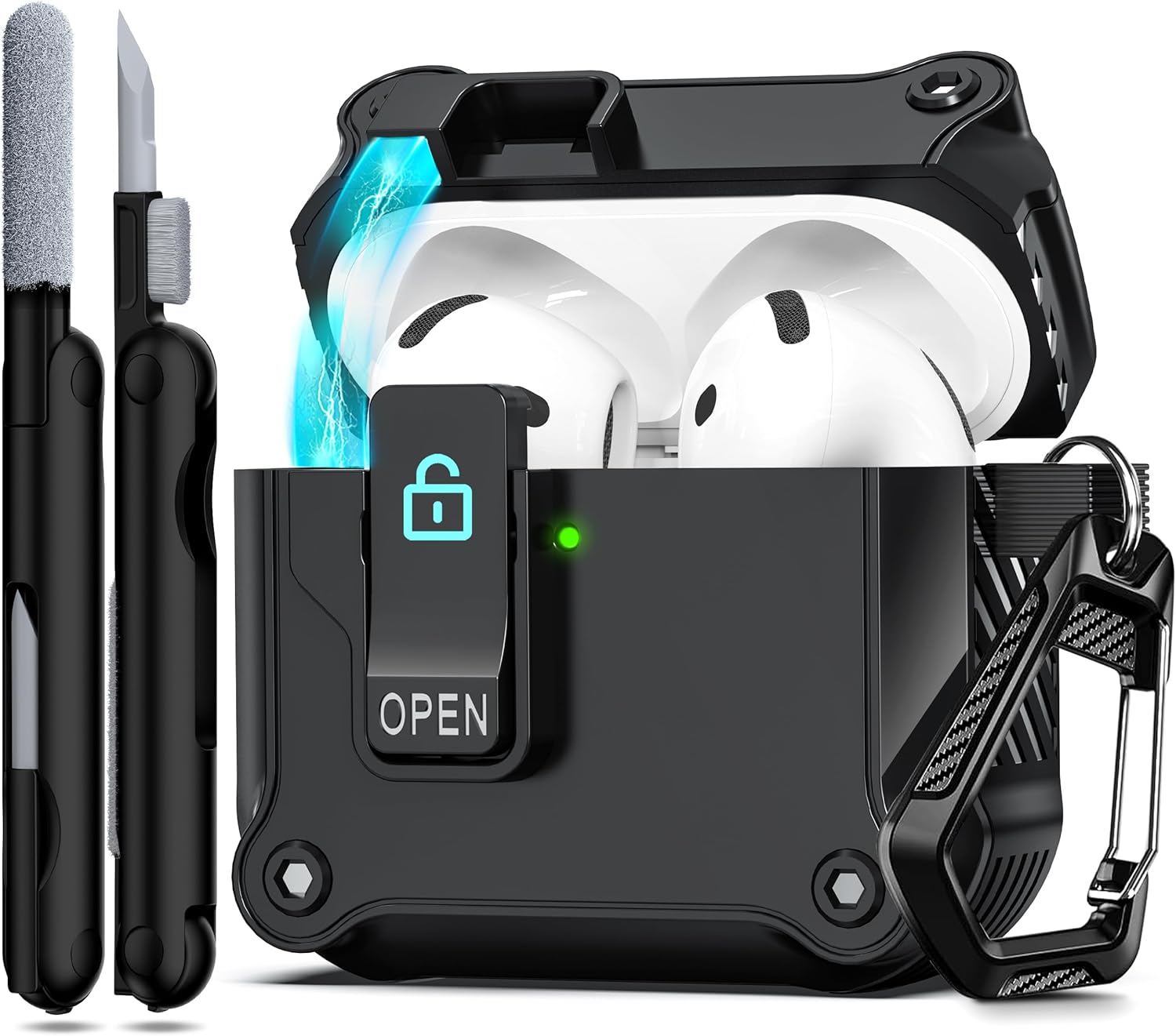 RFUNGUANGO AirPods 4 Case: Strong Drop Protection