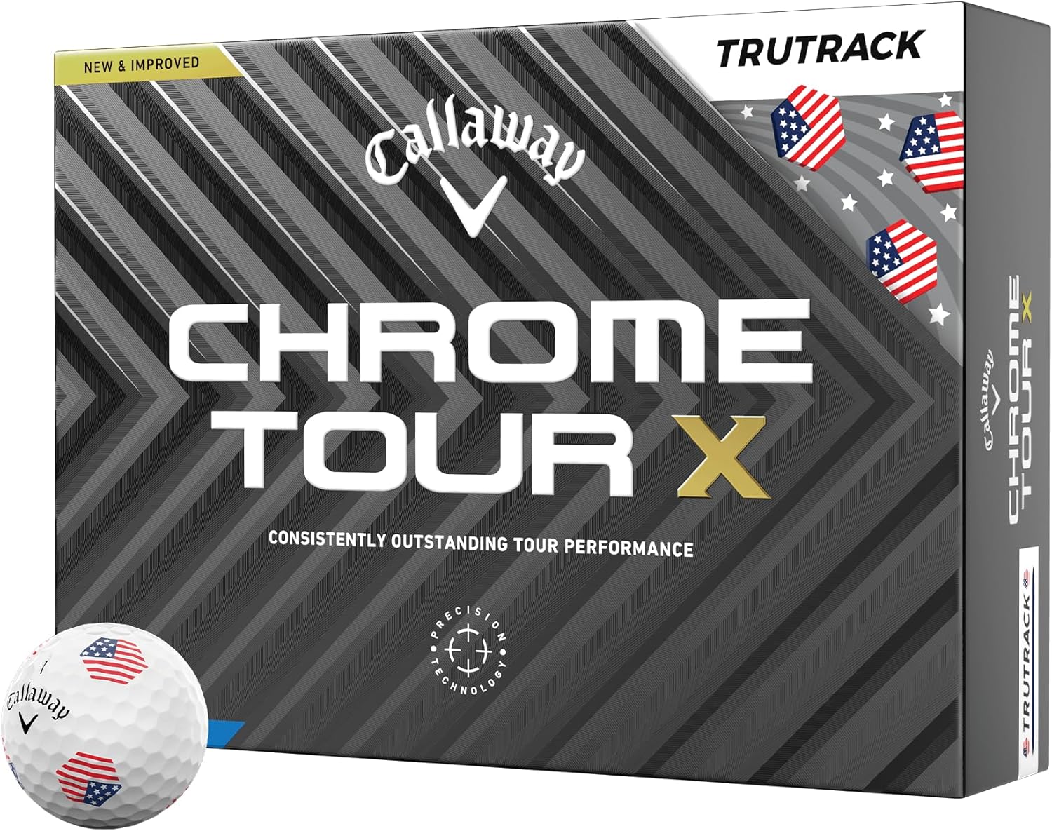 Callaway Golf Chrome Tour X Golf Balls for Exceptional Performance