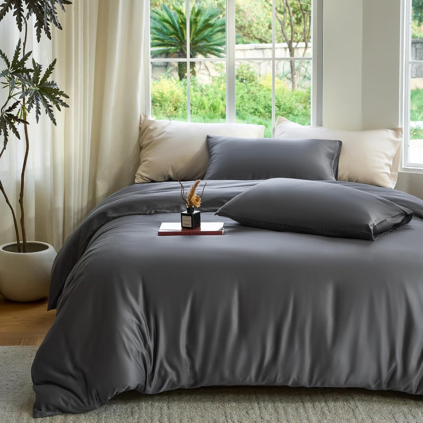 DOZ Duvet Cover Set - Buttery Soft Bamboo Cooling Comfort