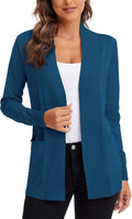 Urban CoCo Lightweight Open Front Knit Cardigan - Versatile Layer Low