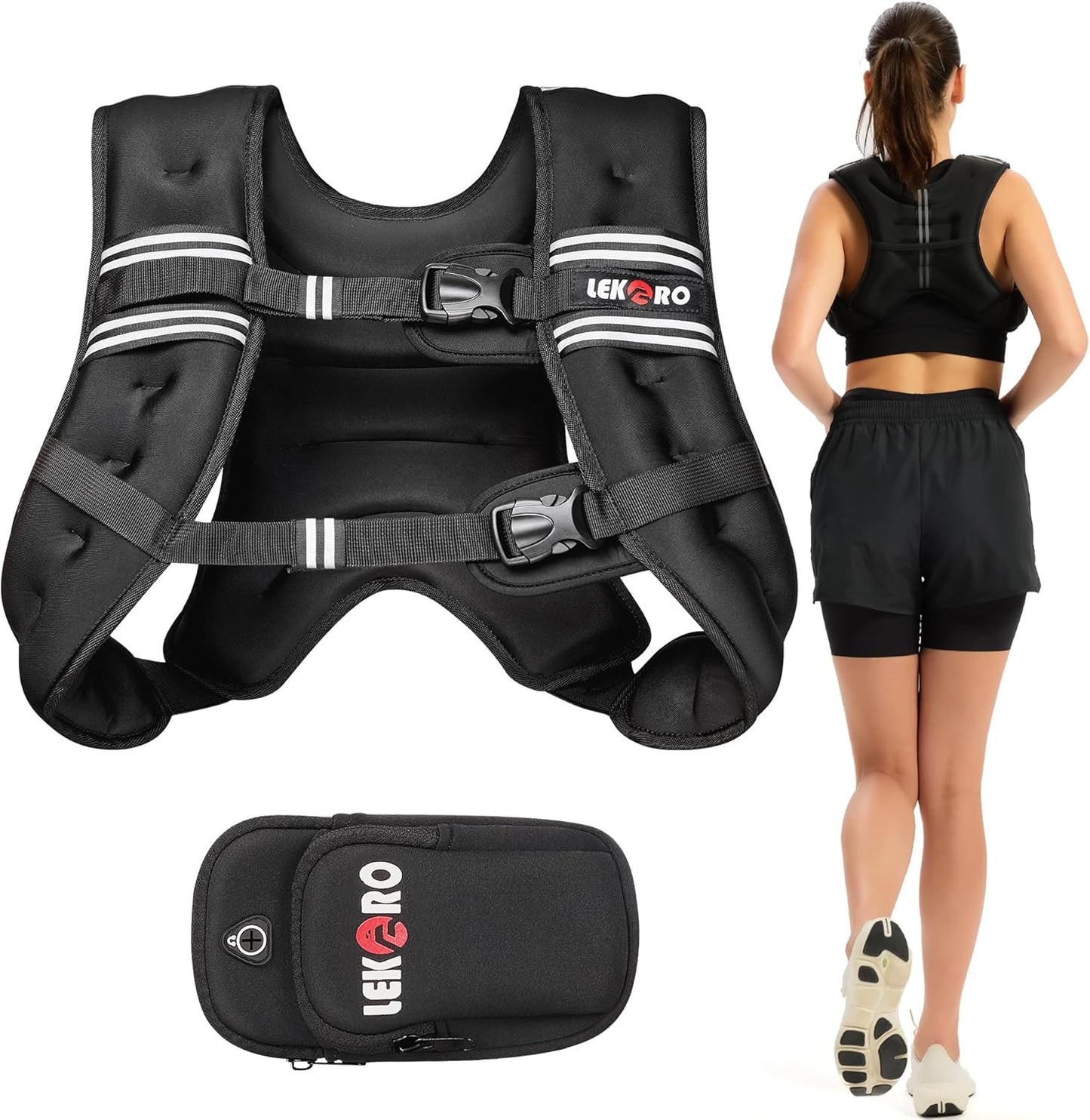 Weighted Vest for Workout, Strength Training, Running, Walking
