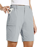 Women's 10 in Hiking Cargo Shorts - Stretch Quick Dry Outdoor