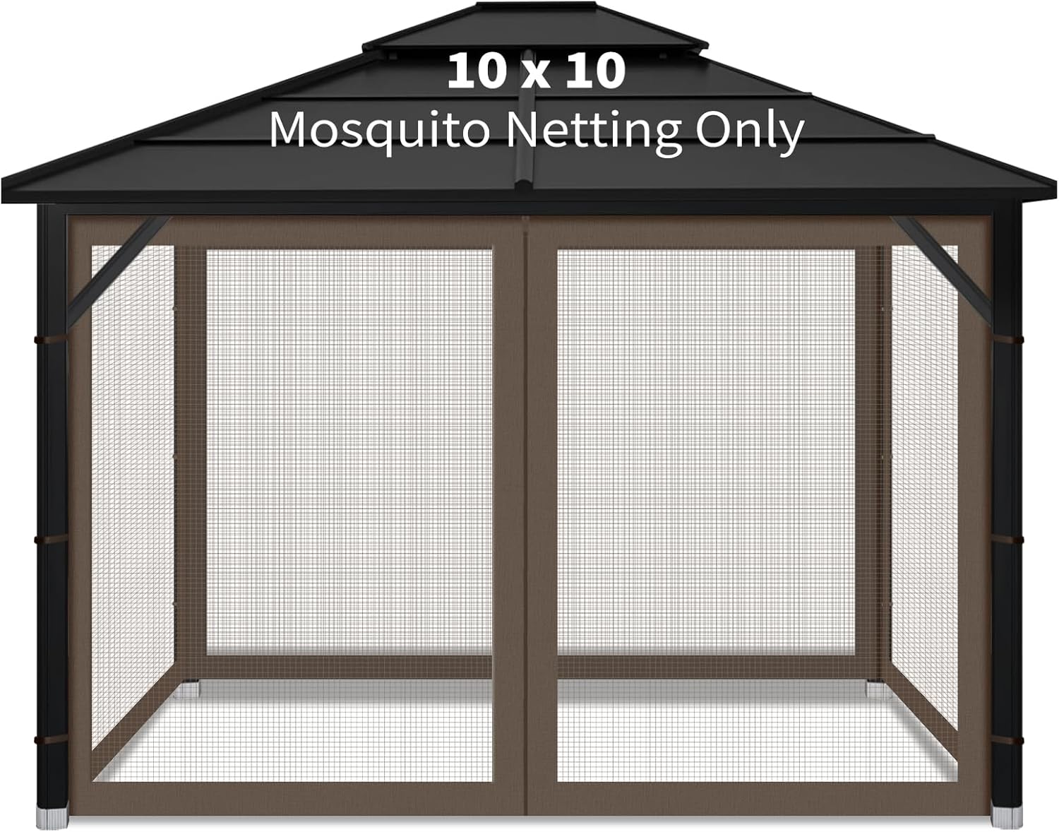 Gazebo Replacement Mosquito Netting for Outdoor Canopy 10x10