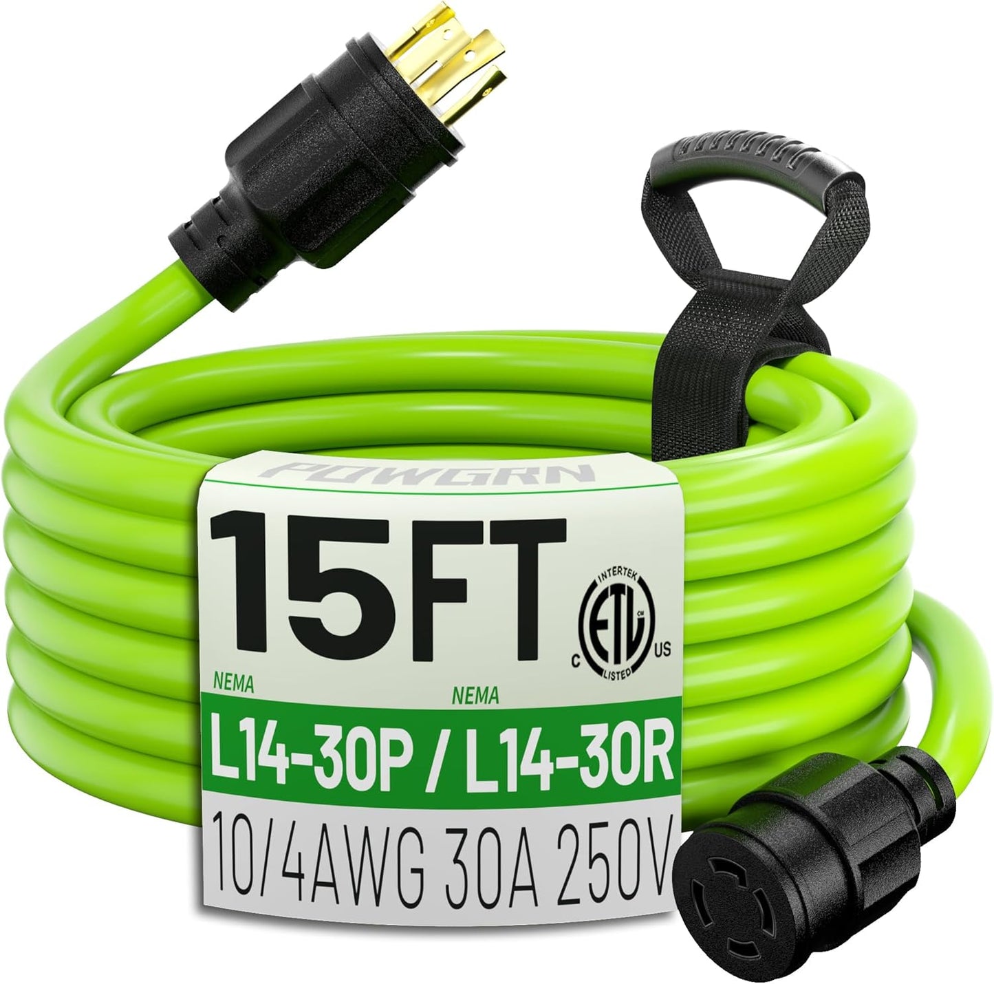15Feet 30 Amp Generator Extension Cord for Reliable Power Supply