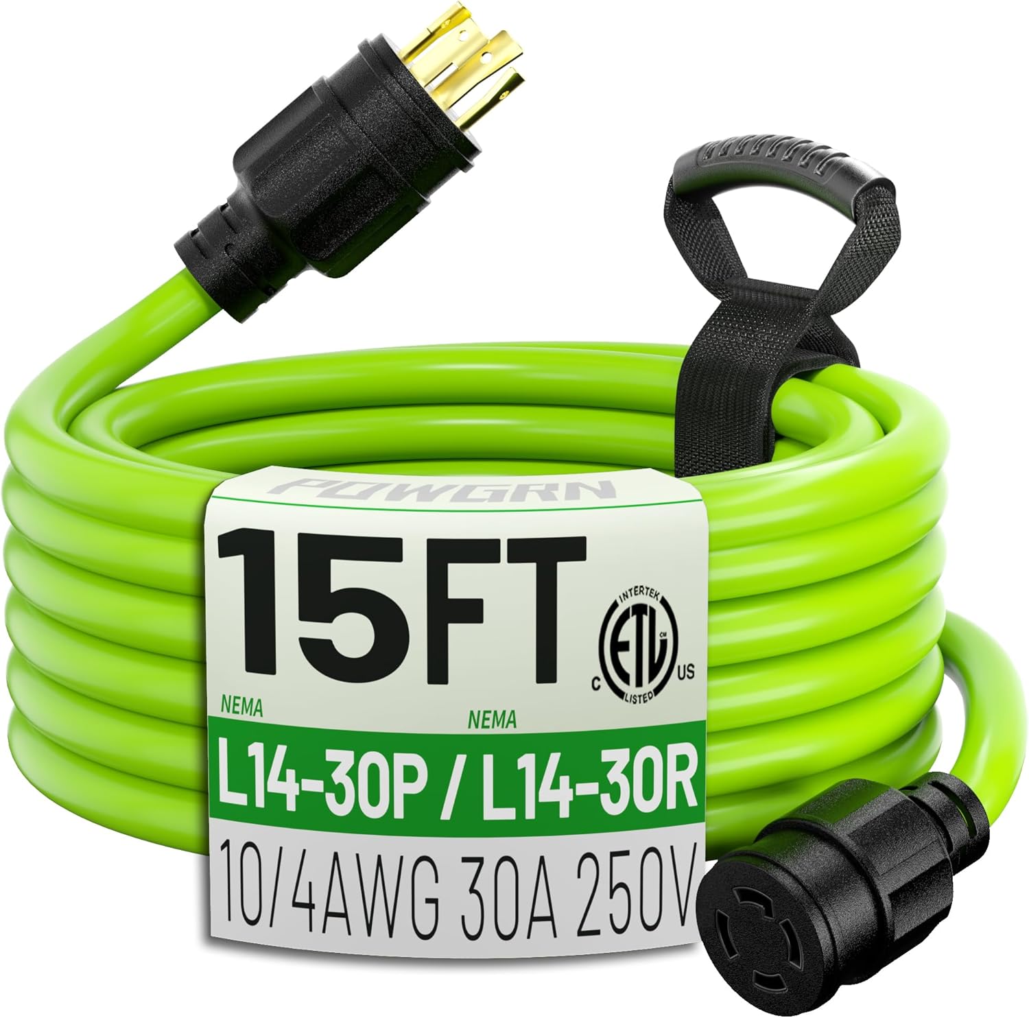 15Feet 30 Amp Generator Extension Cord for Reliable Power Supply