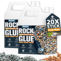 Rock Glue for Landscaping - 2 Gallon Mulch Glue with Grip Max Adhesion